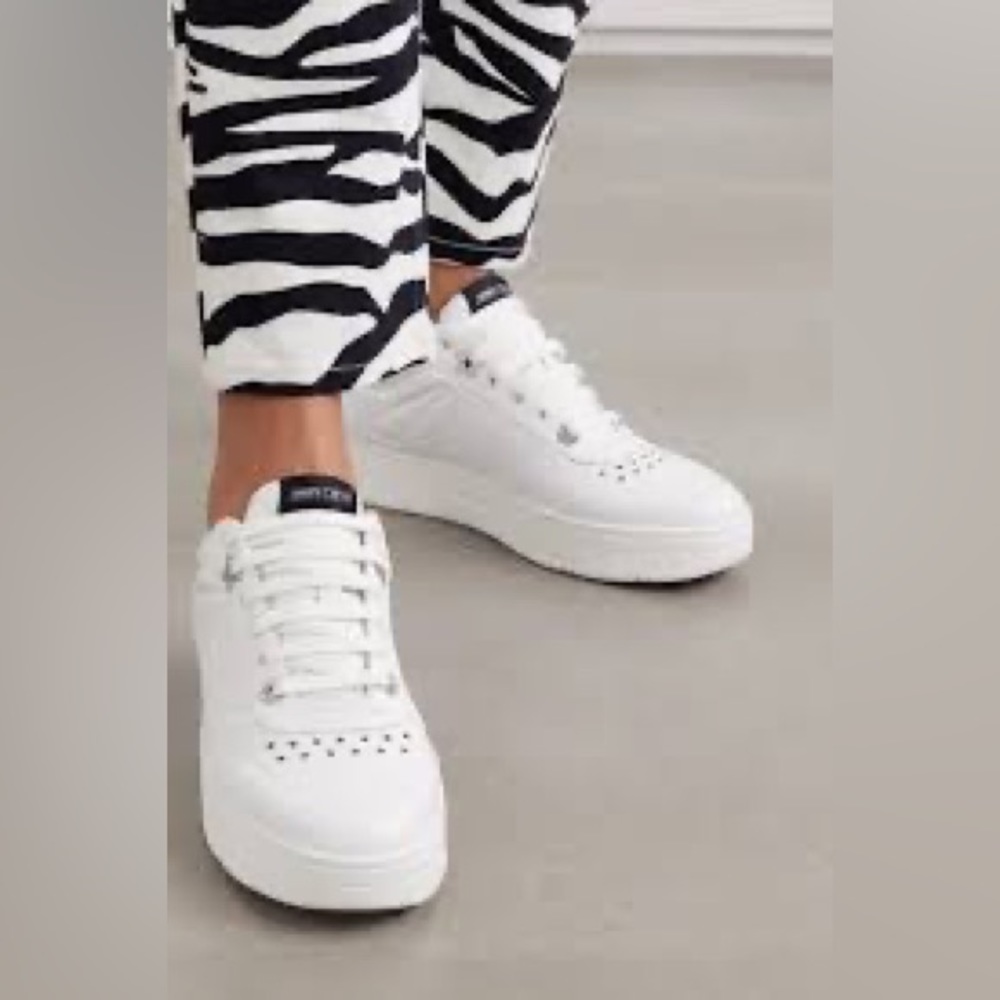 Jimmy Choo Hawaii F Sneakers sz 38.5 US 8